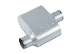 Sf425110 Street Flow 1 Chamber 4x9.5 Oval Muffler 2.5 Inch Offset In Center Out