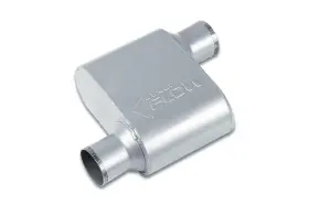 Sf425111 Street Flow 1 Chamber 4x9.5 Oval Muffler 2.5 Inch Offset In Out