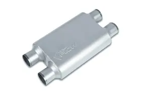 Sf425404 Street Flow - 2 Chamber 4 Inch X9.5 Oval Body Muffler 2.5 Dual In /