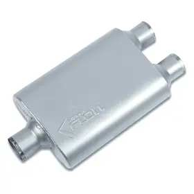 Sf425422 Street Flow For Honda Civic 16-25 Aluminized Steel Oval 2 Chamber Exhaust Muffler