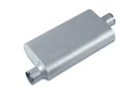 Sf42551 Street Flow 3 Chamber 4x9.5 Inch Oval Muffler 2.5 Offset In Center Out