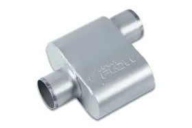 Sf430112 Street Flow 1 Chamber 4 Inch X9.5 Oval Muffler 3 Center In Offset Out