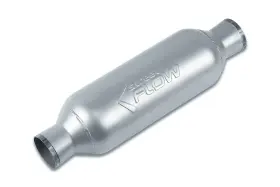 Sf513250 Street Flow 5.0 Inch Round Body Muffler 2.5 Center In / Out