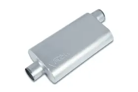Sf53057 Street Flow 3 Chamber 4 Inch X9.5 Oval Muffler Center In Offset Out