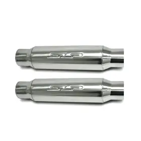 31067 Street Legal Peformance Slp Loud Mouth Bullet Race Exhaust Muffler 3.0 Inch Inlet Outlet 18.25 L 2-pc