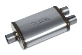 Sm11149 Street Max - 4 Inch X9 Oval Body Muffler 2.25 Center In / Dual Out