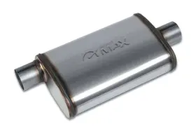 Sm11226 Street Max - 4 Inch X9 Oval Body Muffler 2.5 Offset In / Center Ou