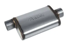 Sm11229 Street Max - 4 Inch X9 Oval Body Muffler 3 Offset In / Center Out