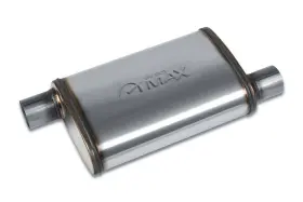 Sm11235 Street Max 4 Inch X9 Oval Body Muffler 2.25 Offset In / Out