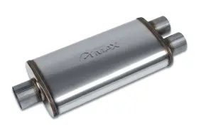 Sm11288 Street Max - 4 Inch X9 Oval Body Muffler 3 Center In / 2.5 Dual Out