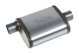 Sm11365 Street Max 4 Inch X9 Oval Body Muffler 2.25 Offset In / Center Out