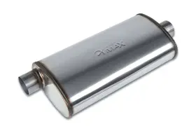 Sm12589 Street Max - 5 Inch X11 Oval Body Muffler 3 Offset In / Center Out