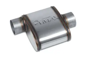 Sm60110 Street Max - Shortie Oval Exhaust Muffler 3 Inch Offset In / Center Out