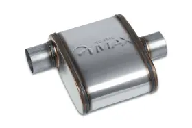 Sm64110 Street Max Shortie Oval Exhaust Muffler 2.25 Inch Offset In Center Out