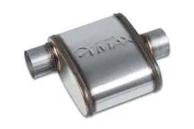 Sm65110 Street Max - Shortie Oval Body Exhaust Muffler 2.5 Inch Offset In /