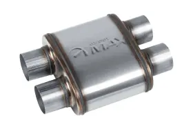 Sm65154 Street Max - Shortie Oval Exhaust Muffler 2.5 Inch Dual In / Out