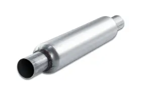 Sp3518st Street Pack - 3.5 Inch Straight Round Glasspack Muffler 2 Center In/out