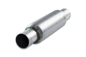 Sp4012st Street Pack 3.5 Inch Straight Round Glasspack Muffler 2.25 Center In/out