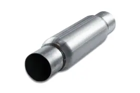 Sp4312st Street Pack 4 Inch Straight Round Body Glasspack Muffler 3 Center In/out