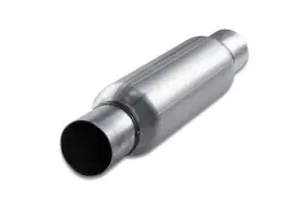 Sp4512st Street Pack 4 Inch Straight Round Glasspack Muffler 2.5 Center In/out