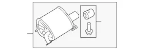 44300al02b Subaru Genuine Muffler