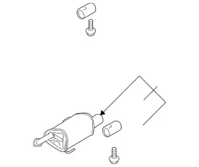 44300sc142 Subaru Genuine Exhaust Muffler