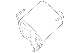 44300sj012 Subaru Genuine Muffler
