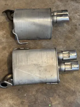44300va210 Subaru Oem 2017 Wrx Sti Sakamoto Exhaust Muffler Right And Left