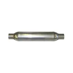 630812 Summit Racing 2 Muffler Glasspack 1/4 Inch Inlet/2 Outlet Steel Natural