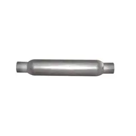 630815 Summit Racing 2 Muffler Glasspack 1/2 Inch Inlet/2 Outlet Steel Natural