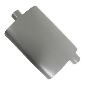 Sum-633220 Summit Racing 633220 Muffler Welded 2 Inch Inlet/2 Outlet Steel Aluminized Each