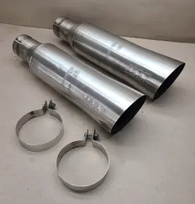 543-3019 Supertrapp Mufflers S/c Elite Ss 304 Stainless Steel 3 Inch In 5 Out 19 L