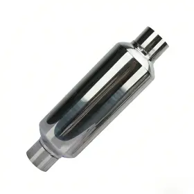 Max-569667 T1 2.25 Inch Inlet/outlet Universal Turbine Muffler Body Stainless Steel