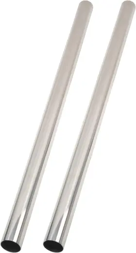 Sp-0213 Tbapfs Polished T304 Stainless Steel 2.5ftftinch Straight Diy 2.5 Inch-2pc Silver