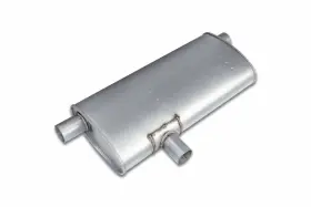 Ep3095 Team Allied Eco Plus 5x11 T-style Muffler 2.25 Inch Side Inlet In Dual Opposite Out