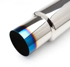 Tma-2t300fmaxe Team-alpha Universal Titanium Tip Muffler 2.5 Inch
