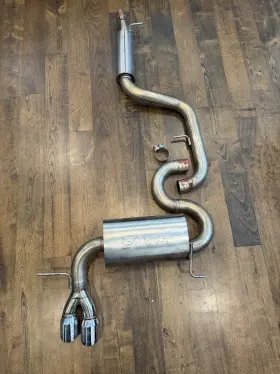 610b Techtonics Tuning 252 Stainless Tiguan 2.0t 2.5 Borla Resonator And Muffler 2009-2016