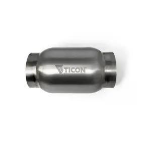 115-06323-0004 Ticon Industries 3.5in Body X 12in Length 2.5in Inlet/outlet Titanium Bullet