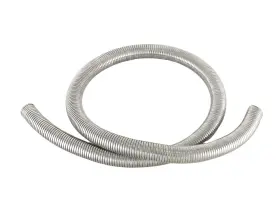 2j06112021 Tordxics Universal Stainless Steel Exhaust Flex Pipe 1.5 Inch X 72 Silver
