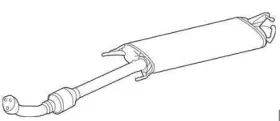 17420-0v072 Toyota 174200v072 2009-2012 Rav 4 Muffler Assembly Oem