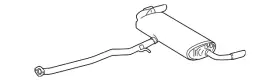 17430-f0151 Toyota Genuine Exhaust Muffler