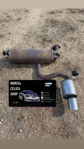 Zzt231 Toyota Zz231 Zzt230 Jdm Celica Gt-s Oem Sango Exhaust Muffler 2000-2005