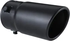 T00164bk Tritrust Black Exhaust Tip - Fit 1.75 To 2.5 Inch Tail Pipe Diameter