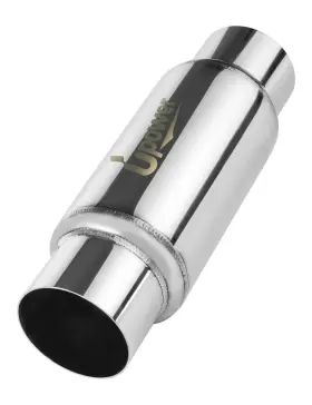 Gsfw-0412940353 Upower 3 Inch Inlet&outlet Exhaust Resonator12 Overall Length Center Straight Th