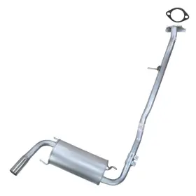 55027 Upsw Exhaust Direct-fit Rear Muffler Fits 1990-1993 Mazda Miata 1.6l