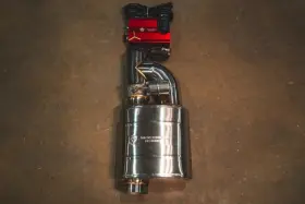 Off.uvm.63mm.x1 Valvetronic Designs 2.5 Inch Single Inlet/outlet Valved Muffler Kit For Truck And Suv
