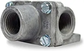 060071 Velvac High Flow Return Splitter Klein Silver