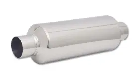 17930 Vibrant Stainless Steel Resonator 2.5in Inlet/outlet X 18in Long With 5in Od