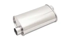 1127 Vibrant Performance Muffler - Streetpower 3 In Offset Inlet/outlets 5 X 9 Oval