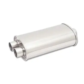 Tlx-vib1136-cl360a70 Vibrant For Streetpower Oval Muffler 5in X 9in 15in 3 Inch Inlet/dual Outlet